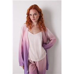Set pijama largo satén degradado