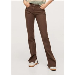 Jeans slim aberturas -  Mujer | MANGO OUTLET España