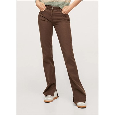 Jeans slim aberturas -  Mujer | MANGO OUTLET España