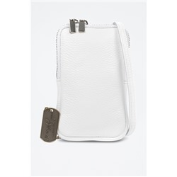 Bandolera Albaredo de piel - Blanco