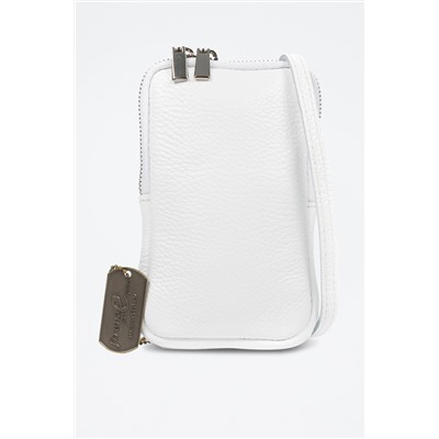 Bandolera Albaredo de piel - Blanco