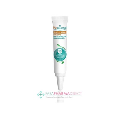 Puressentiel S.O.S Labial Gel Réparateur aux 10 Huiles Essentielles 5 ml