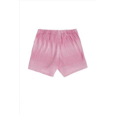 Çocuk Pembe Örme Şort