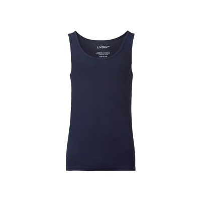 LIVERGY® Achselhemd Herren, mit Rundhalsausschnitt