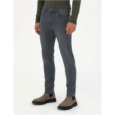 Haki Slim Fit Jean Pantolon