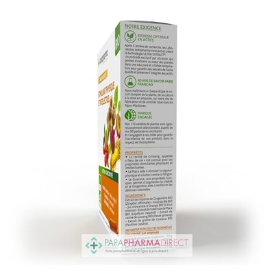 ArkoPharma ArkoFluides - Stimulant Physique & Intellectuel - Tonus Vitalité Stimulant Fortifiant - BIO 20+10 Ampoules OFFERTES