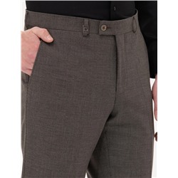 Kahverengi Slim Fit Kumaş Pantolon