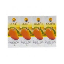 Натуральный 98% сок манго от Doi Kham 4 пачки по 200 мл / Doi Kham 98% Mango Juice 4pcs*200ml