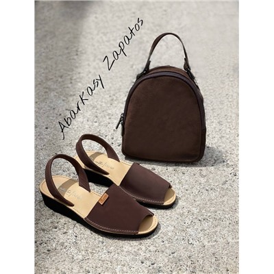 ZAPATOS · 1364 nobuk choco+AB.Z · Pelle · mochila (610 ) marrón