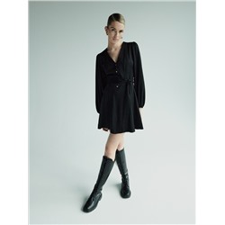 Kleid mit hohem Viskoseanteil
