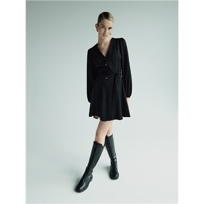 Kleid mit hohem Viskoseanteil