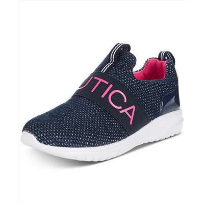 Nautica Little & Big Girls Canvey Mesh Slip-On Sneakers