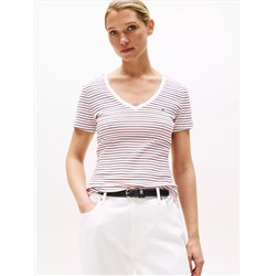 Stripe V-Neck Favorite T-Shirt