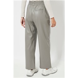 Pantalón cintura alta - Gris claro