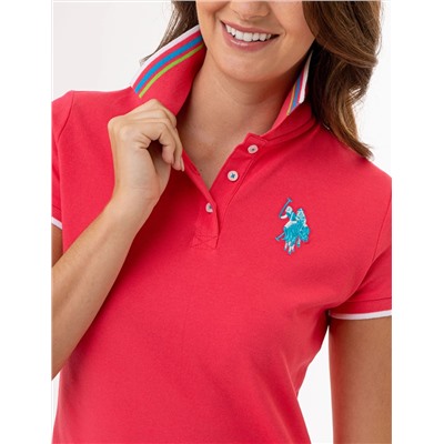 TIPPED VARSITY POLO SHIRT