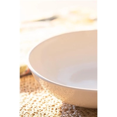 Souci Yemek Tabağı - Krem - 22 cm