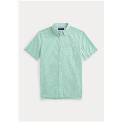 Boys 8-20 Striped Cotton Seersucker Shirt