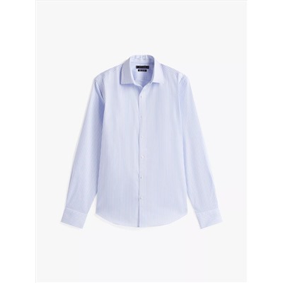Slim Fit THFlex Stripe Dress Shirt