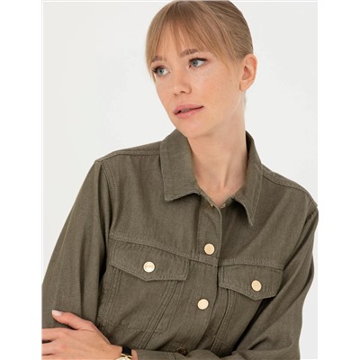 Kahverengi Oversize Ceket
