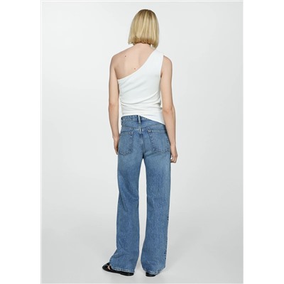 Jeans rectos tiro medio
