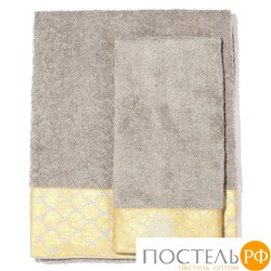 КОМП полот 2пр 40*60+60*110 GOLD махра 905/piombo/св.серый х/б