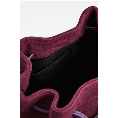 Bolso saco de piel Jila Violeta