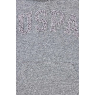 Çocuk Gri Melanj Basic Sweatshirt