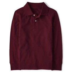 The Children’s Place  Boys Uniform Soft Jersey Polo - Nautico