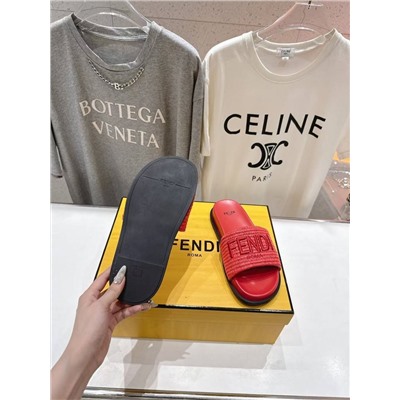 Плетеные шлепки Fend*i 💛  Реплика 1:1