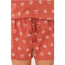 Pijama corto 100% algodón Mickey Mouse