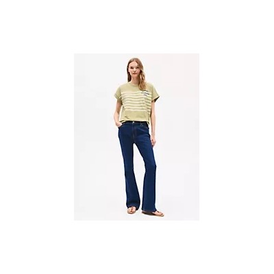 Hilfiger 1985 Logo Stripe T-Shirt