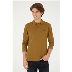 Erkek Açık Haki Basic Sweatshirt