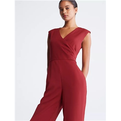 Sleeveless Wrap Jumpsuit