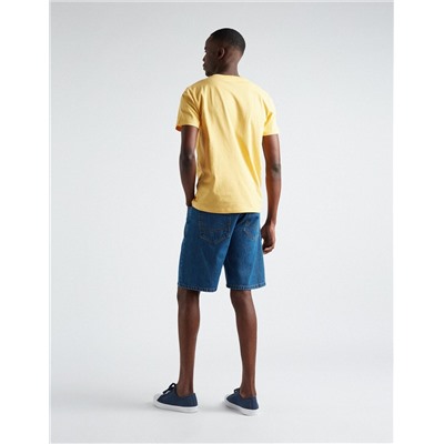 Denim Shorts, Men, Dark Blue