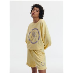 Shorts aus Sweatjersey