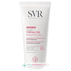 SVR Topialyse Crème Nourrissante, Apaisante 48H - Peaux Sensibles, Sèches, Inconfortables 200 ml