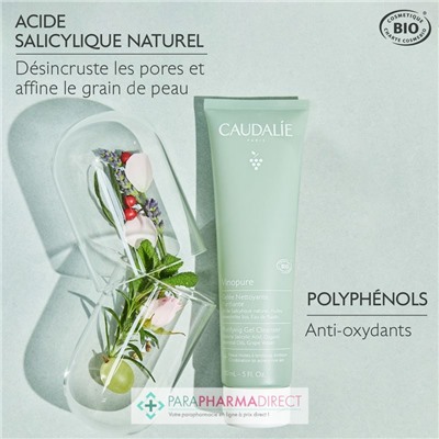 Caudalie Vinopure - Gelée Nettoyante Purifiante 150ml