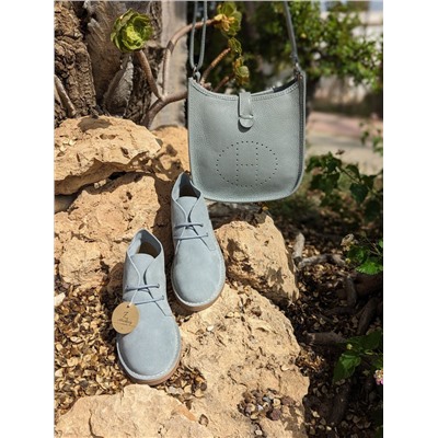 AB.Z. SAFARY NIU METHANOL+Ab.Zapatos PELLE Helena (310) СЕРО-ГОЛУБОЙ АКЦИЯ