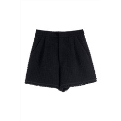 Short de lana Negro