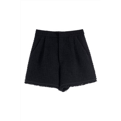Short de lana Negro