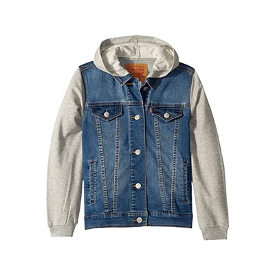 Levi's® Kids Hooded Trucker Jacket (Big Kids)