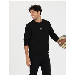 Siyah Regular Fit Sweatshirt