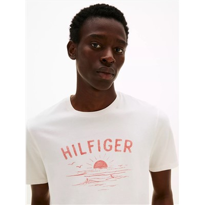 Hilfiger Wave Logo T-Shirt