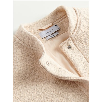 Jacke mit Wollanteil
