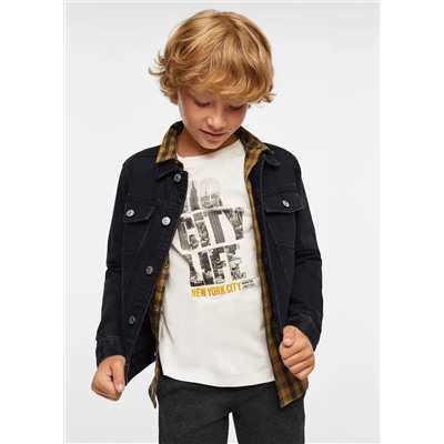 Chaqueta vaquera bolsillos  -  Niño | MANGO OUTLET España