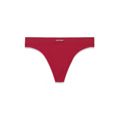 Braga tanga sin costuras granate