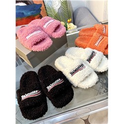 Махровые тапочки для дома и улицы Balenciag*a