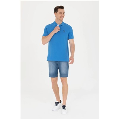 Erkek Saks Basic Tişört