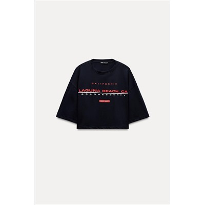 VARSITY CROPPED T-SHIRT