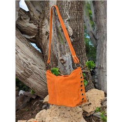AB.Zapatos 1619/2 New R MANDARINA+PELLE- TRESIS (500) naranja АКЦИЯ